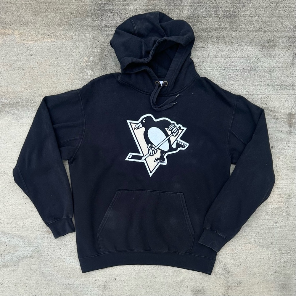 VINTAGE PENGUINS HOCKEY HOODIE